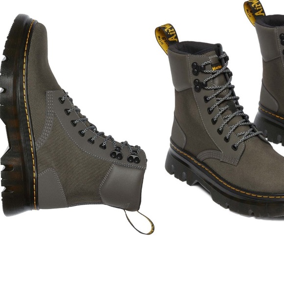 NWT Dr. Martens Tarik Utility Boots (unisex) Gunmetal AJAX+EX TOUGH 50/50+HYDRO - Picture 13 of 16